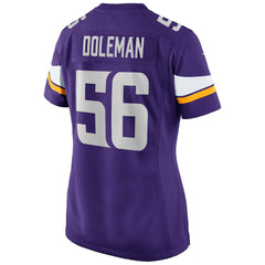 Chris Doleman Minnesota Vikings Women's Game Retired Player Jersey - Purple