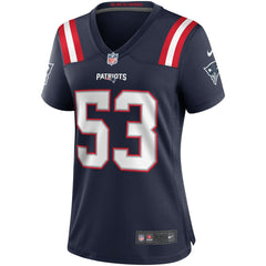 Chris Slade New England Patriots Women's Game Retired Player Jersey - Navy