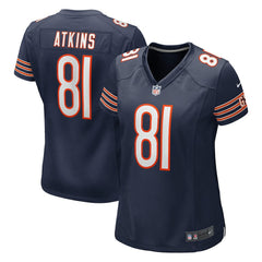 Doug Atkins Chicago Bears Women's Game Retired Player Jersey - Navy