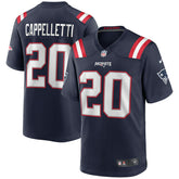 Gino Cappelletti New England Patriots Game Retired Player Jersey - Navy