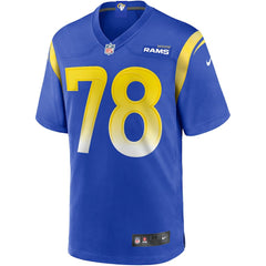Jackie Slater Los Angeles Rams Game Retired Player Jersey - Royal