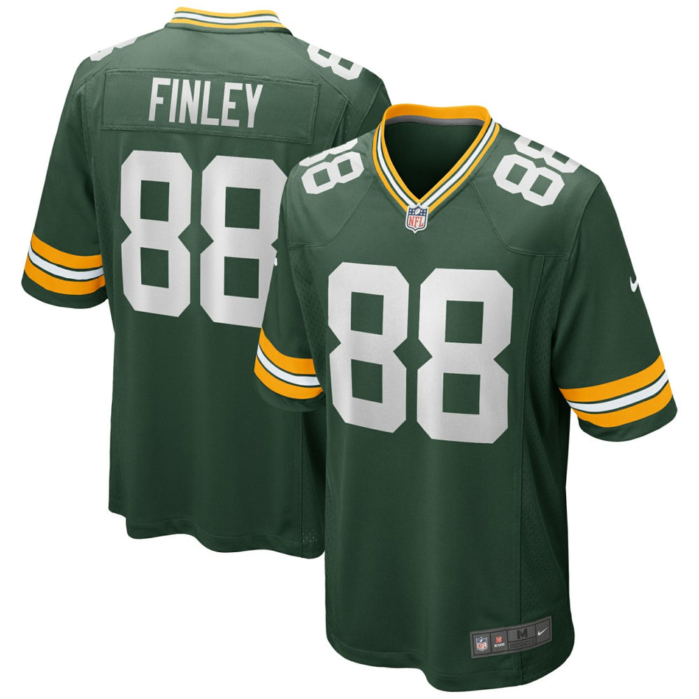 Jermichael Finley Green Bay Packers Game Retired Player Jersey - Green