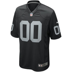 Jim Otto Las Vegas Raiders Game Retired Player Jersey - Black