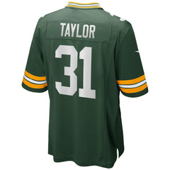 Jim Taylor Green Bay Packers Game Retired Player Jersey - Green