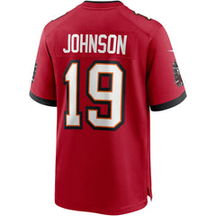 Keyshawn Johnson Tampa Bay Buccaneers Game Retired Player Jersey - Red