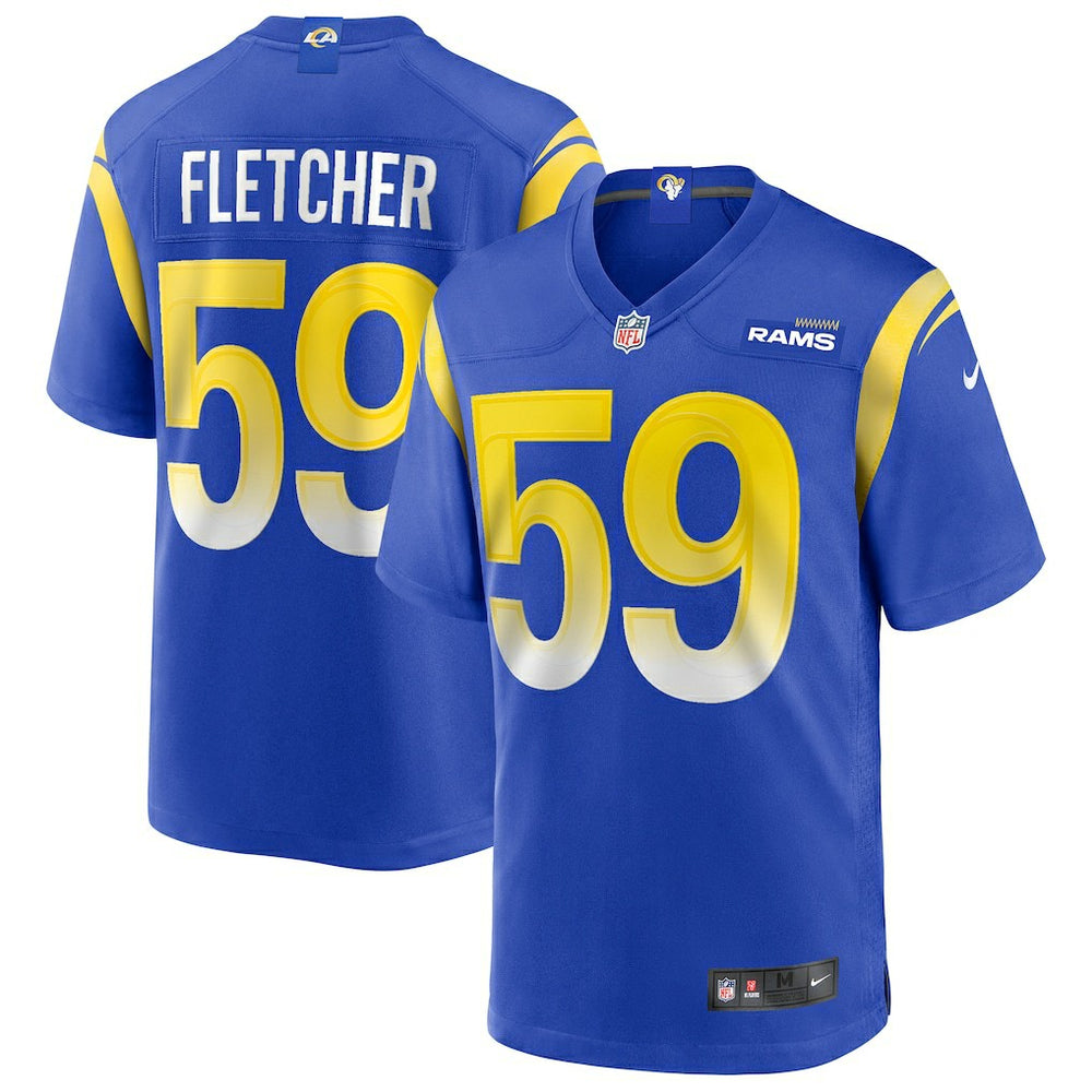 London Fletcher Los Angeles Rams Game Retired Player Jersey - Royal