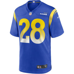 Marshall Faulk Los Angeles Rams Game Retired Player Jersey - Royal