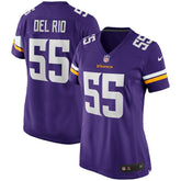 Jack Del Rio Minnesota Vikings Women's Game Retired Player Jersey - Purple