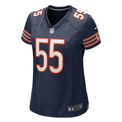 Lance Briggs Chicago Bears Women's Game Retired Player Jersey - Navy