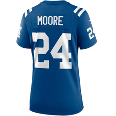 Lenny Moore Indianapolis Colts Women's Game Retired Player Jersey - Royal