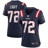 Matt Light New England Patriots Women's Game Retired Player Jersey - Navy