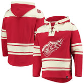 Detroit Red Wings '47 Superior Lacer Hoodie Red