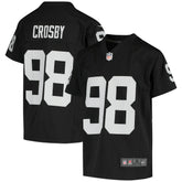 Maxx Crosby Las Vegas Raiders Youth Game Jersey - Black