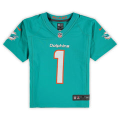 Tua Tagovailoa Miami Dolphins Preschool Game Jersey - Aqua
