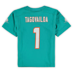 Tua Tagovailoa Miami Dolphins Preschool Game Jersey - Aqua