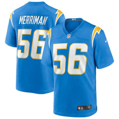 Shawne Merriman Los Angeles Chargers Game Retired Player Jersey - Powder Blue