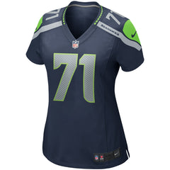 Walter Jones Seattle Seahawks Women's Game Retired Player Jersey - College Navy