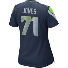 Walter Jones Seattle Seahawks Women's Game Retired Player Jersey - College Navy