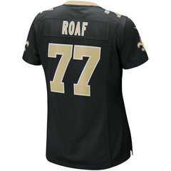 Willie Roaf New Orleans Saints Women's Game Retired Player Jersey - Black