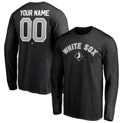 Chicago White Sox Personalized Winning Streak Name & Number Long Sleeve T-Shirt Black