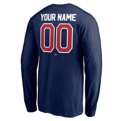 Minnesota Twins Personalized Winning Streak Name & Number Long Sleeve T-Shirt Navy