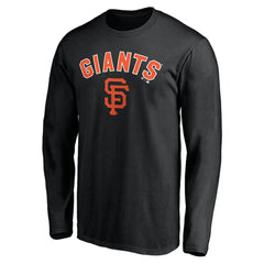 San Francisco Giants Personalized Winning Streak Name & Number Long Sleeve T-Shirt Black