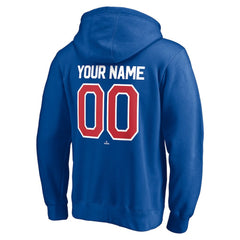 Chicago Cubs Personalized Winning Streak Name & Number Pullover Hoodie Royal