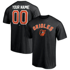 Baltimore Orioles Personalized Team Winning Streak Name & Number T-Shirt Black