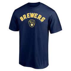 Milwaukee Brewers Personalized Team Winning Streak Name & Number T-Shirt Navy