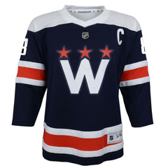 Alexander Ovechkin Washington Capitals Youth 2020/21 Alternate Replica Player Jersey Navy