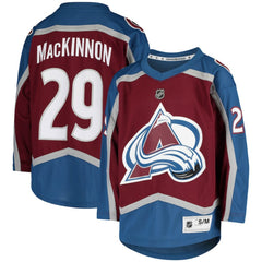 Nathan MacKinnon Colorado Avalanche Youth Home Replica Player Jersey Burgundy