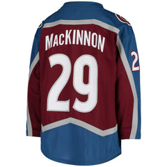 Nathan MacKinnon Colorado Avalanche Youth Home Replica Player Jersey Burgundy