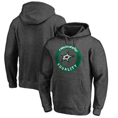 Dallas Stars #WeSkateFor Pullover Hoodie Heather Gray