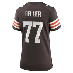 Wyatt Teller Cleveland Browns Women's Game Jersey - Brown