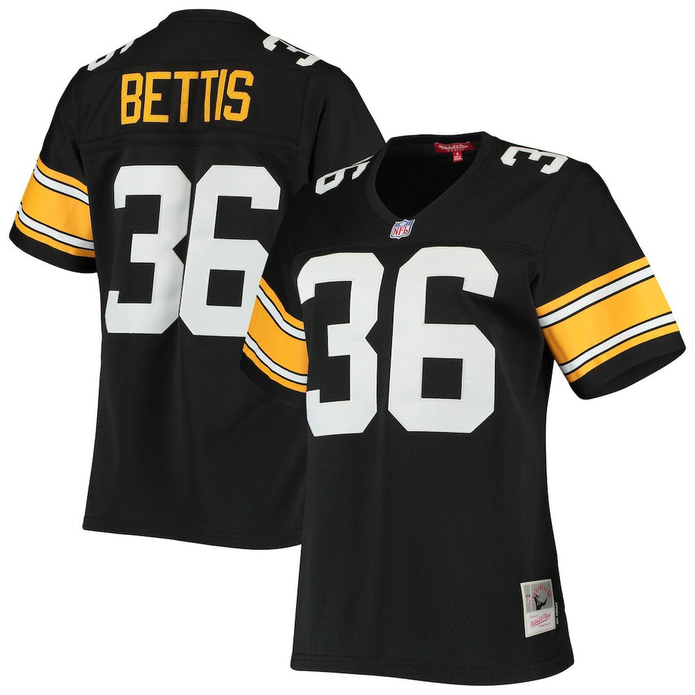 Jerome Bettis Pittsburgh Steelers Women's 1996 Legacy Replica Jersey - Black for sale
