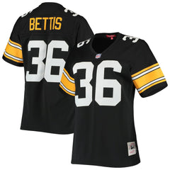 Jerome Bettis Pittsburgh Steelers Women's 1996 Legacy Replica Jersey - Black for sale
