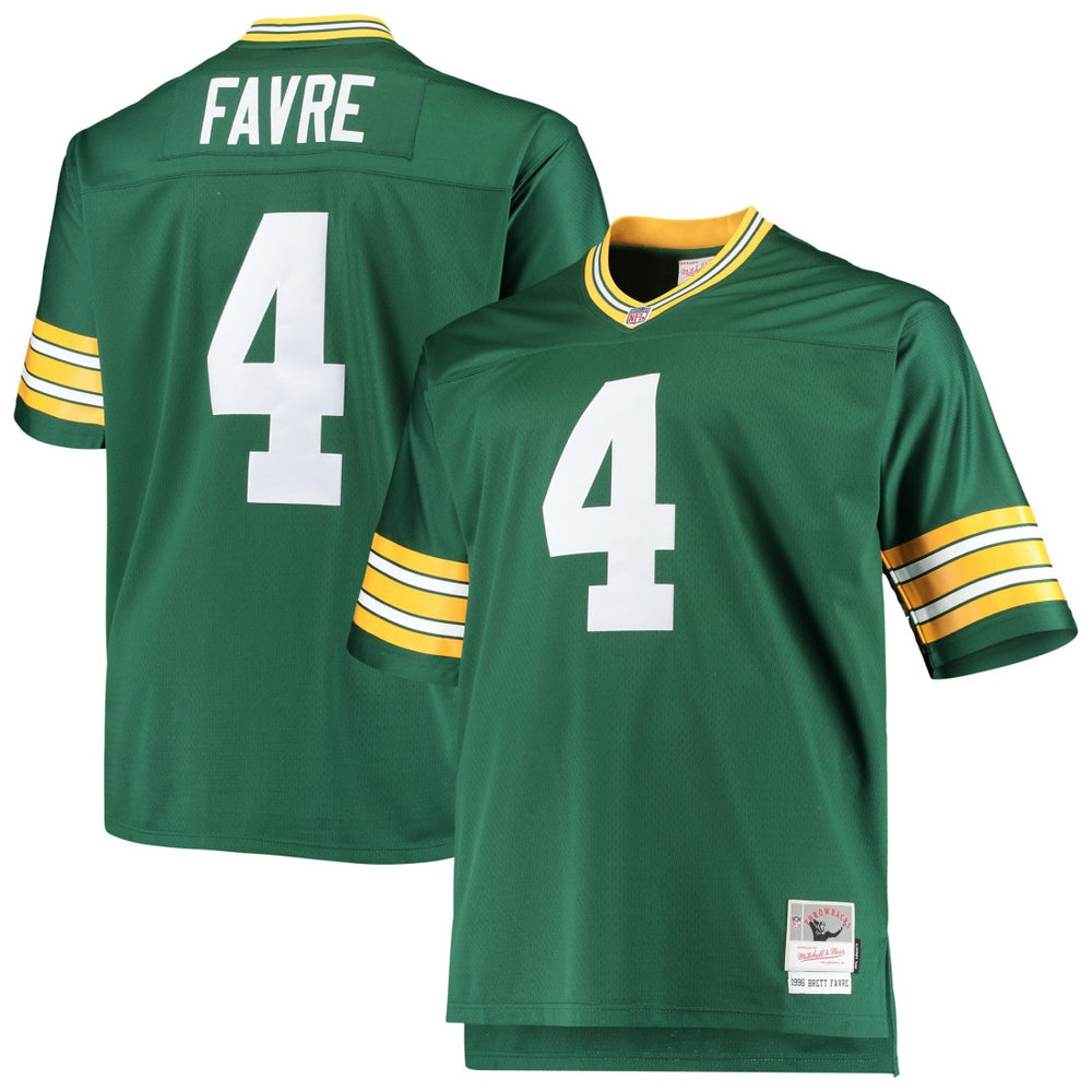 Brett Favre Green Bay Packers Big & Tall 1996 Retired Player Replica Jersey - Green discount