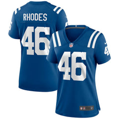 Luke Rhodes Indianapolis Colts Women's Game Jersey - Royal