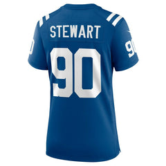 Grover Stewart Indianapolis Colts Women's Game Jersey - Royal