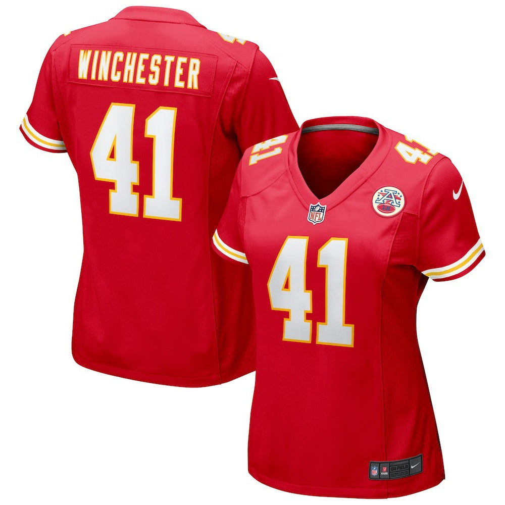 James Winchester Kansas City Chiefs Women's Game Jersey - Red