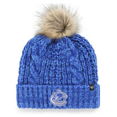 Vancouver Canucks '47 Women's Logo Meeko Cuffed Knit Hat with Pom Blue