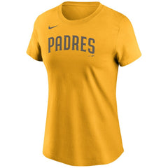 Fernando Tatís Jr. San Diego Padres Women's Name & Number T-Shirt Gold | Nike