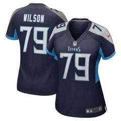 Isaiah Wilson Tennessee Titans Women's Game Jersey - Navy