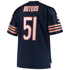 Dick Butkus Chicago Bears Big & Tall 1966 Retired Player Replica Jersey - Navy on sale