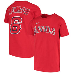 Anthony Rendon Los Angeles Angels Youth Name & Number T-Shirt Red | Nike