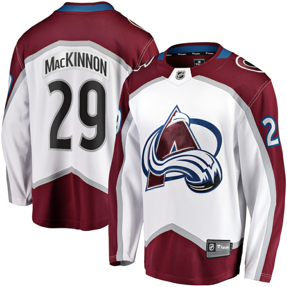 Nathan MacKinnon Colorado Avalanche Fanatics Breakaway Jersey White