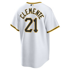 Roberto Clemente Pittsburgh Pirates Home Replica Player Name Jersey - White