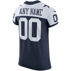 Dallas Cowboys Alternate Vapor Elite Custom Jersey - Navy