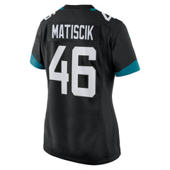Ross Matiscik Jacksonville Jaguars Women's Game Jersey - Black
