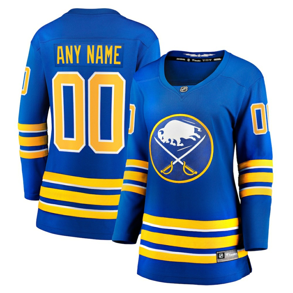 Buffalo Sabres Fanatics Women's Home Breakaway Custom Jersey Royal